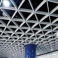 Fournisseur de plafond suspendu personnalisé de grille de profil en aluminium d'intérieur