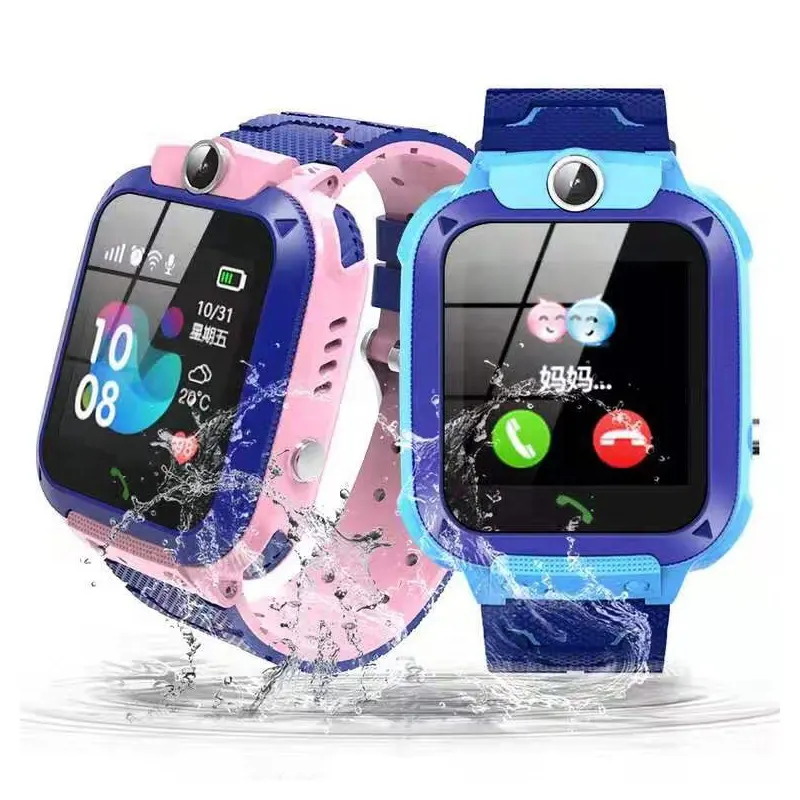 Waterproof Kids Smart Watch Phone Anti-Lost LBS Tracking Bracelet Location Tracker Watch 4G Dial Call Gps Wrist Watch For Kid