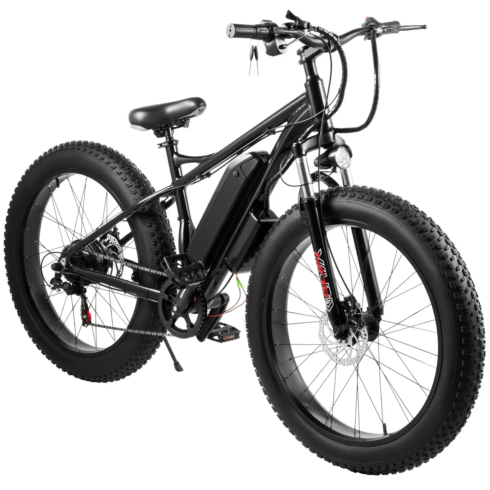 Grasso pneumatico gomma della bicicletta elettrica 1000W tipo di grasso ebike