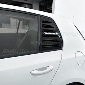 Cubierta Decorativa para Ventana Trasera de Coche, Aspecto Negro Brillante/Carbono, para Volkswagen Golf 6 MK6 2008-2012 - Product Image 4