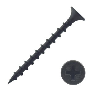 Tornillos Autoperforantes para Paneles de Yeso, Fosfatados Negros, Jk Fix, Tianjin, Cajas de Tornillos Negros para Paneles de Yeso, <span class=keywords><strong>6</strong></span> <span class=keywords><strong>1</strong></span>/4 3\", Tianjin 6x1 <span class=keywords><strong>1</strong></span>/<span class=keywords><strong>8</strong></span> - Product Image 2