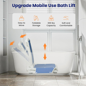 Mateside nhà máy bán buôn điện tắm nâng ghế có thể điều chỉnh không thấm nước ngả ghế cho người cao tuổi người khuyết tật người sử dụng - Product Image 3