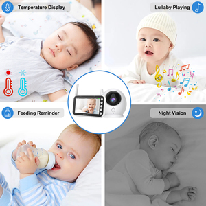 Anicebb, Fabricante Chino de Cámaras de Seguridad para el Hogar, Reproductor de Música con Audio Bidireccional de 4.3 Pulgadas, Visión Nocturna, Canciones de Cuna, Alimentación, 720P Integrado - Product Image 6