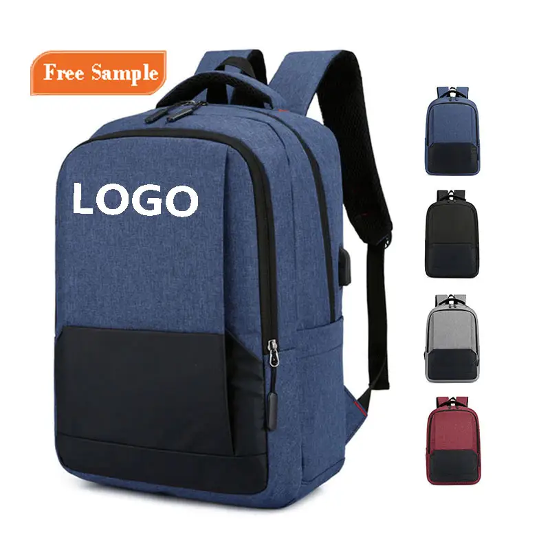 Agency Men Woman Travelling USB Recharging 15.6 Inches Backbag Business Waterproof Laptop Backpack WIth USB