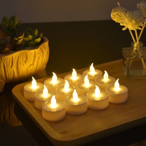 <b>Battery</b> <b>Operated</b> Flameless LED Candles with Yellow Flickering Flame-Plastic Handmade Home Decoration for Christmas & Halloween - Product Image 5