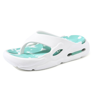 Tongs unisexes à semelle épaisse, confortables, antidérapantes, pour la plage et l'extérieur, blanches, noires, kaki, chaussures injectées - Product Image 5