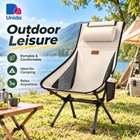 Chaise de camping pliable en aluminium durable avec sac de transport - Portable, légère, séchage rapide pour une utilisation en extérieur