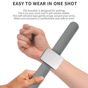 Coussin magnétique à coudre en silicone pour poignet et aiguille, coussin de rangement pour bracelet, 5 couleurs - Product Image 6