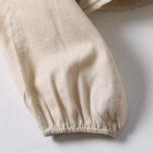 SHENZHU للنساء الربيع أزياء أنيقة جديدة سترة الكتان التجريبية هي خمر طويلة الأكمام ملابس خارجية نسائية أنيقة - Product Image 6