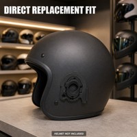 Plaque de base de remplacement pour mécanisme de visière de casque MT COSMO SV, paire avec vis, emballage en sac OPP