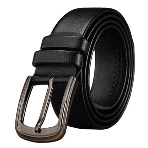 Ceinture pour homme en PVC de haute qualité, style Art Déco, classique, vintage, avec boucle à ardillon, mode <span class=keywords><strong>coréenne</strong></span>, décontractée, pour anniversaire, pour pantalon - Product Image 5