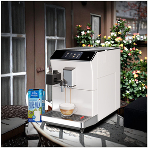 Cafetera Totalmente Automática con Pantalla Táctil y Espumador de Leche para Uso Doméstico, Manguera para Leche y 16 Especialidades de Café, Espresso, Cappuccino - Product Image 1