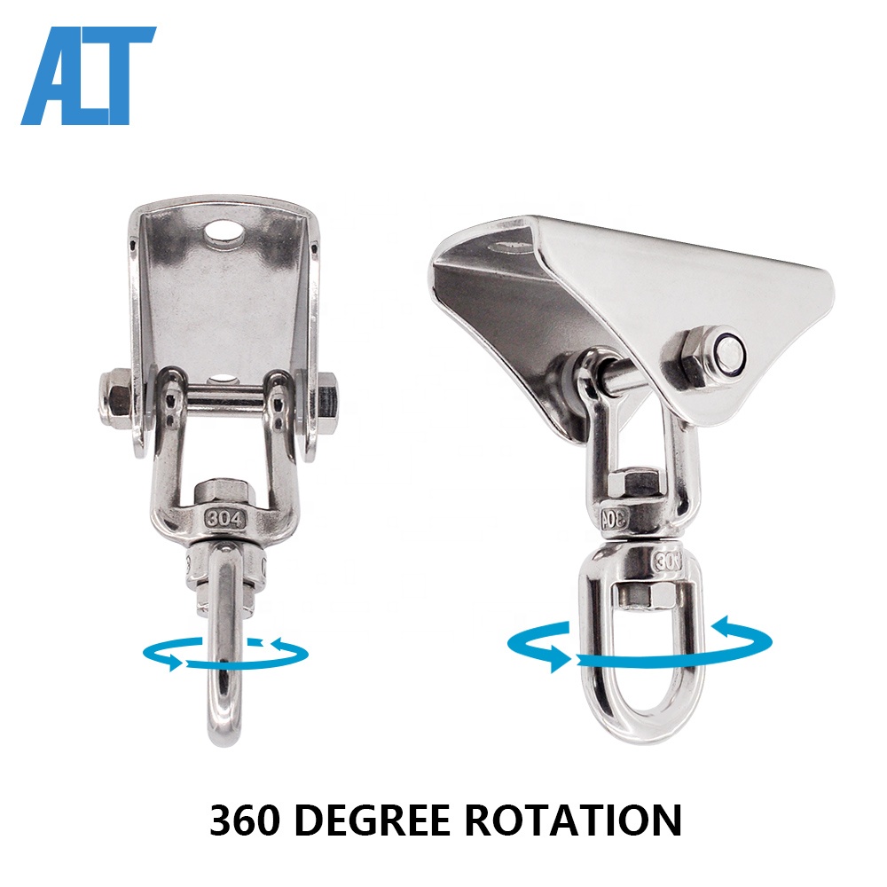 Популярный сверхпрочный поворотный крючок Ailot M10 из нержавеющей стали с 4 отверстиями, поворот на 360 градусов