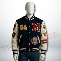 Vestes universitaires pour hommes, broderie d'hiver, logo personnalisé, vestes en polaire grande taille, coton unisexe, vierge