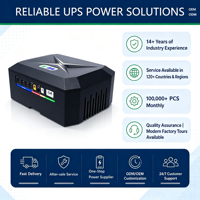Batterie de secours intelligente mini UPS 20800mAh, alimentation DC 60W 100W 120W avec USB POE pour équipement réseau