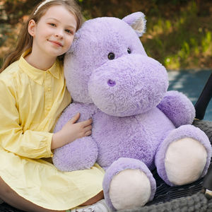 ピグミーヒッポぬいぐるみ動物ヒッポポタマス枕ベビーシャワー用ベッドルーム装飾 - Product Image 1