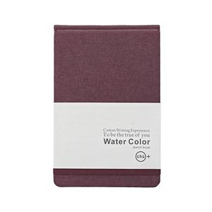 Personalizeda5 libro dell'acquerello del <span class=keywords><strong>cotone</strong></span> e del lino cartonato della pittura libro di schizzo portatile retro taccuino - Product Image 5