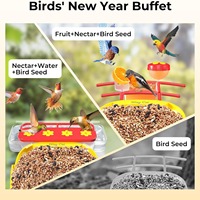 Mangeoire à colibris avancée à énergie solaire, réglable, écologique, avec caméra de surveillance sans fil et connectivité multi-appareils pour oiseaux
