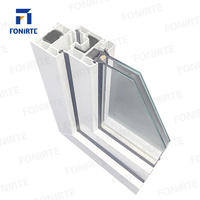 Fenêtre à battant Fonirte de style moderne, série 60MM, profil UPVC, écologique et durable, avec garantie à vie