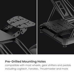 Cockpit de simulation de course en aluminium LRS08-BS02 <span class=keywords><strong>pour</strong></span> PC, PS4, <span class=keywords><strong>PS5</strong></span>, Xbox, G25, G27, G29, G920, siège de simulation de course automobile GTR - Product Image 4