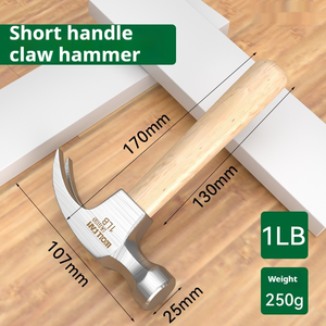 سعر جيد ، Rip من الفولاذ السبائكي مع مقبض خشبي وحامل أظافر مغناطيسي لأعمال النجارة والإصلاح بنفسك - Product Image 5