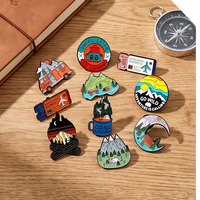 Produsen Pin Enamel Kustom, Bros Pin Logam Personalisasi, Grosir Bros Kartun Anime untuk Logo Perusahaan atau Sekolah