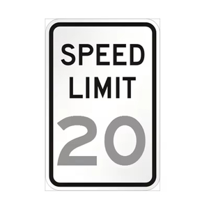 Señales de Tráfico Reflectantes Personalizadas de 12x18 Pulgadas con Nombre y Dirección de Carretera, Señales de Tráfico para Advertencias de Tráfico en la Calle - Product Image 1