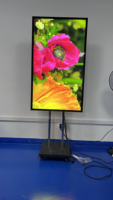 IP67 résistant aux intempéries 55 pouces 4K IPS AR écran LCD en verre Ultra-mince 4000Nits Android signalisation numérique pour haut-parleur de bureau extérieur