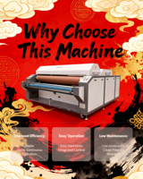 Machine automatique de prérétrécissement et de fixation de tissus tricotés textiles par vapeur, avec moteur à engrenages, largeur de travail 2200 mm, puissance 48 kW