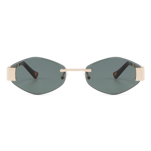 Gafas de Sol Cat Eye con Montura Completa en Oro Rosa, Lentes de Espejo Rosa, Unisex, Casuales, Ligeras, Ovaladas, para Actividades al Aire Libre - Product Image 5