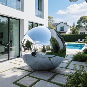 Bola de Espejo Inflable Gigante de PVC de Alta Calidad, Bola Decorativa Plateada Lisa y Brillante de Gran Tamaño - Product Image 2
