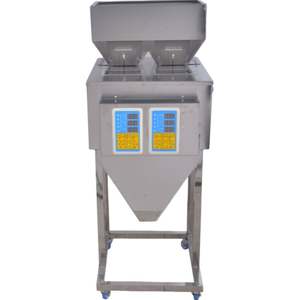 Distributeur de remplissage haute précision en acier inoxydable à 2 têtes pour 500g de raisins secs, baies de Goji, épices, poudre, farine, café et thé en sachet - Product Image 6