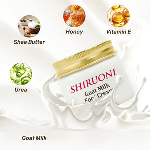 <span class=keywords><strong>Crema</strong></span> para pies de leche de cabra con logotipo personalizado, manteca de karité, vitamina E, cuidado de la piel para pies, para piel seca, revitalizante y nutritiva - Product Image 3