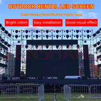Panel Display Tv Led Digital, presentasi cerdas tahan air layar datar portabel menampilkan iklan Studio latar belakang panggung