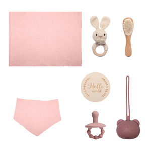 Ensemble <span class=keywords><strong>de</strong></span> Serviettes <span class=keywords><strong>de</strong></span> Bain et Poupées Cadeau Parfait pour Souvenirs <span class=keywords><strong>de</strong></span> <span class=keywords><strong>Naissance</strong></span> Transfrontaliers pour Bébé d'Un Mois - Product Image 6