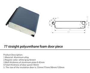 Puerta <span class=keywords><strong>Enrollable</strong></span> Moderna <span class=keywords><strong>de</strong></span> Aluminio Transparente y Duradera con Instalación por Tornillos, 1 Año <span class=keywords><strong>de</strong></span> Garantía para Tiendas Comerciales y Garajes - Product Image 6