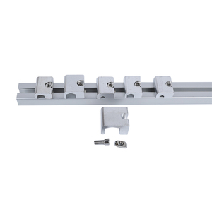 Wirtschaft liche Flip-Lock-Klemme mit Zink-Finish Aluminium-Teleskop rohr Lineare Führungs schienen welle Leicht gewicht 1000mm - Product Image 1