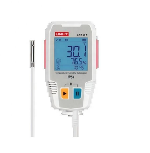 เครื่องบันทึกข้อมูลอุณหภูมิและความชื้น UNI-T A57 BT รุ่นพลาสติก รองรับการเชื่อมต่อ ช่วงอุณหภูมิ -40~85 องศาเซลเซียส ช่วงความชื้น 0%~100% ความแม่นยำ 0.5% - Product Image 3