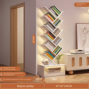 Libreria Piccola a Forma di Albero <span class=keywords><strong>da</strong></span> Soggiorno, <span class=keywords><strong>Mobile</strong></span> Contenitore <span class=keywords><strong>da</strong></span> Parete per Spazi Ristretti - Product Image 6