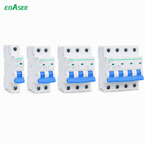 Disjoncteur miniature EBASEE MCB 6kA 10kA 1P 2P 3P 4P <span class=keywords><strong>32A</strong></span> 63A 80A AC Modulaire sur rail DIN - Product Image 2