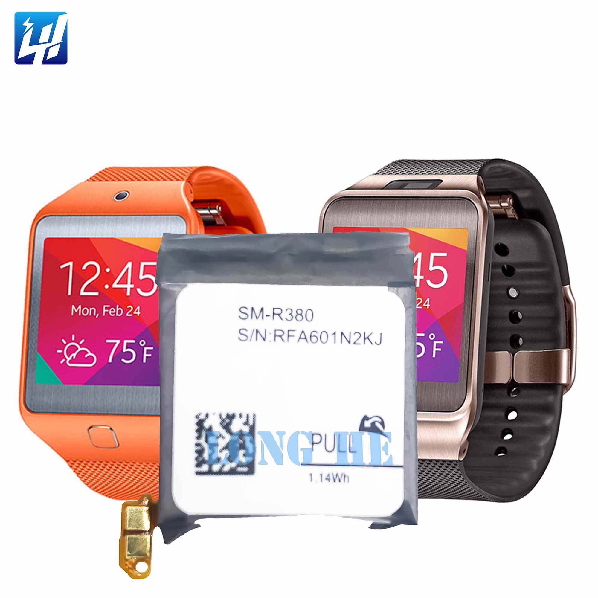 Batería de reloj inteligente 3,7 mAh para Samsung Galaxy Gear 2,