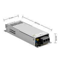 Fuente de Alimentación Conmutada Simple de 200W 4.6V 40A, AC/DC 90 a 264V, Eficiencia 0.89, Amplio Rango de Temperatura de 40 a 80 Grados para Pantallas LED