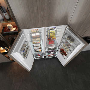 Réfrigérateur <span class=keywords><strong>encastrable</strong></span> combiné ZUNGUI BD-222WQB & BC-306WQB, largeur par unité de 560 mm, profondeur de 560 mm, idéal pour un usage domestique - Product Image 4