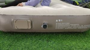 LGM Matelas gonflable moderne en PVC floqué avec pompe intégrée Lits gonflables portables pour le camping, l'hôtel et la salle de sport Pliable - Product Image 5