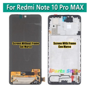 Display di Ricambio IParts per <span class=keywords><strong>Xiaomi</strong></span> Redmi <span class=keywords><strong>Note</strong></span> <span class=keywords><strong>10</strong></span> <span class=keywords><strong>Pro</strong></span> <span class=keywords><strong>Max</strong></span> M2101K6I, Schermo OLED Touch Digitizer con Cornice Frontale - Product Image 2
