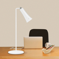 180 °   Lampe de bureau LED rotative moderne à piles, 3 couleurs réglables, protection oculaire, lampe murale tactile pour bureau, maison, lecture
