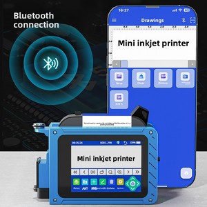 Handheld mini-printer, volautomatische kleine datumcodeermachine voor voedsel, plastic flesdoppen en blikken - Product Image 2