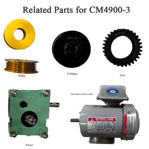 Dispositif d'alimentation automatique CM4900-3 avec coupe-bordure et relieuse à ruban adhésif pour la découpe du dessus du sac et la pose de ruban adhésif cousu sur le dessus du sac - Product Image 3
