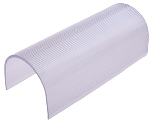 Extrusión de PC de plástico transparente OEM para accesorios de perfil de aluminio - Product Image 6