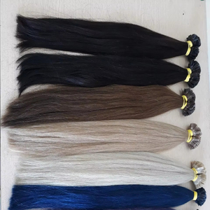 Luxsea in Stock Real I Tip Hair Virgin Remy Wholesale <b>Russian</b> Human I Tip Hair Extensions - Product Image 1